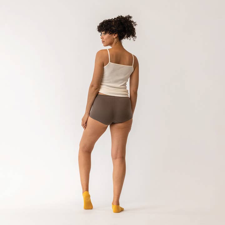 Maggie's Organics - Wholesale Underwear - Women's - Organic Cotton Boyshort Underwear 2 Pack4