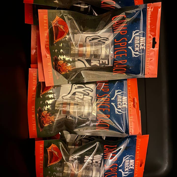 WILD ATOMS - Wholesale Dried Spice Mix - NICE RACK Mini Camp Spice Gift Set Spice Container Reusable4