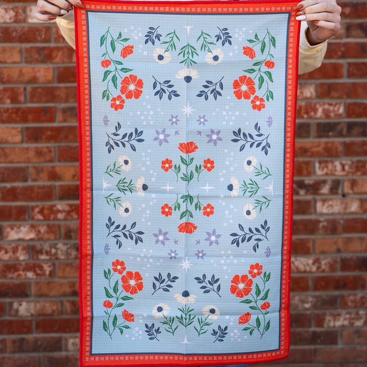 Geschirrtuch mit Blumenmuster - Blau und andere Ergebnisse für botanical tea towel im Großhandel. Kostenlose Rücksendungen und 60-Tage-Zahlungsziel auf Faire im Trend auf Faire.