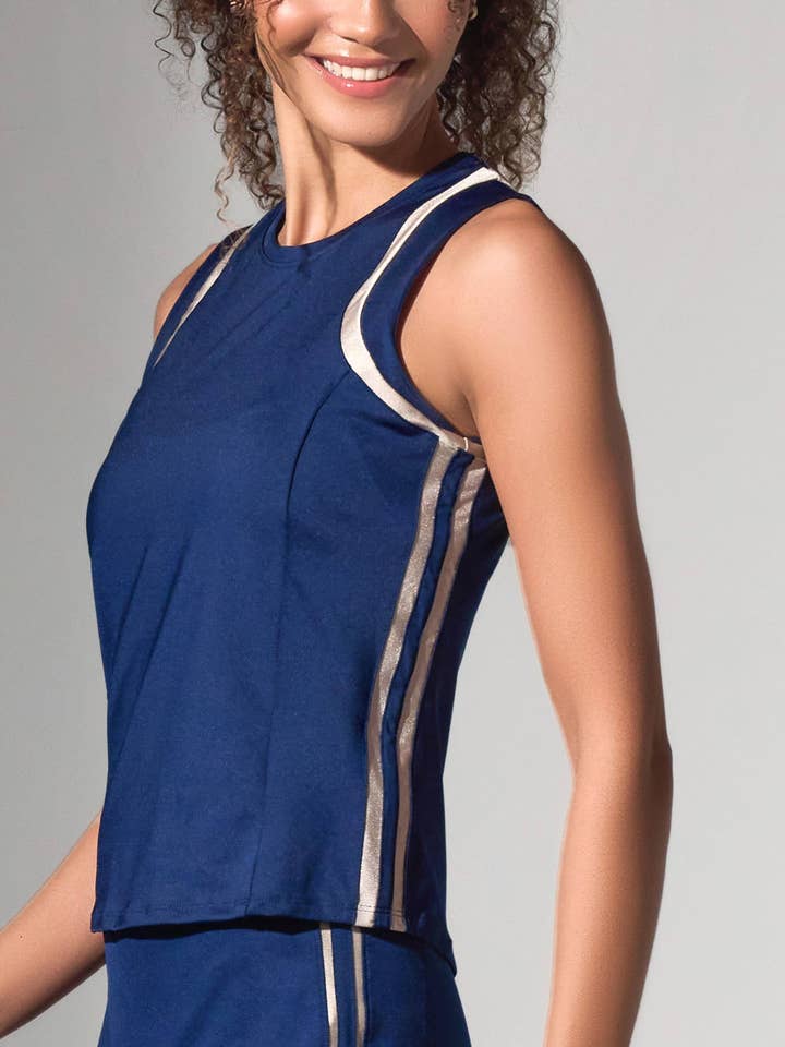 Elle Classic Active, Tennis & Pickleball Tank / Ink for wholesale by Inphorm