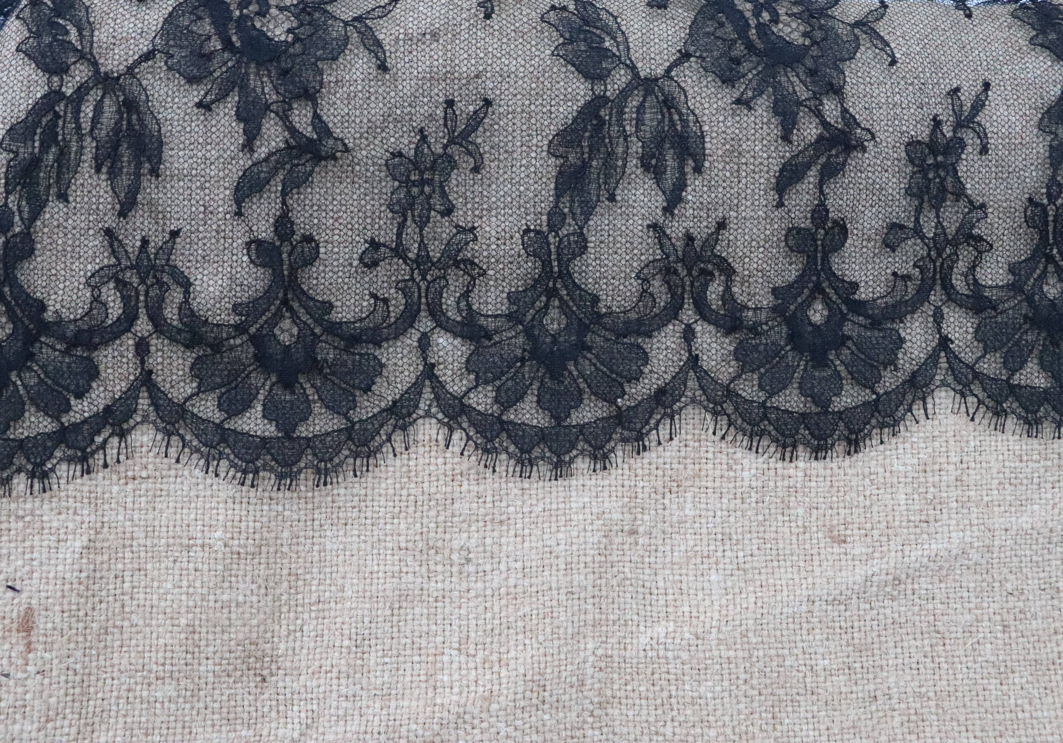 Les Sacs de Théane – Sacola - Mulher por atacado – Bolsa tote de juta com renda de Calais7