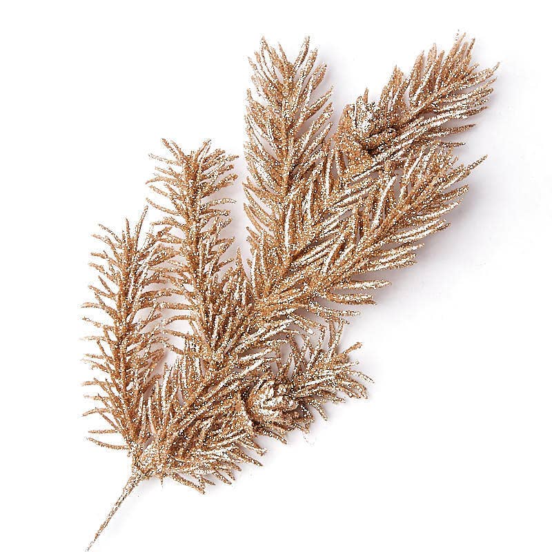 Factory Direct Craft - Venta al por mayor Árboles de Navidad artificiales - Rama de Pino Artificial con Ángel y Purpurina Dorada de 11-1/2"2