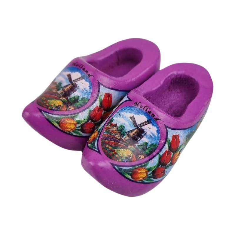 TRAAGOODS.COM - Wholesale Magnet - clog magnet 4cm Purple