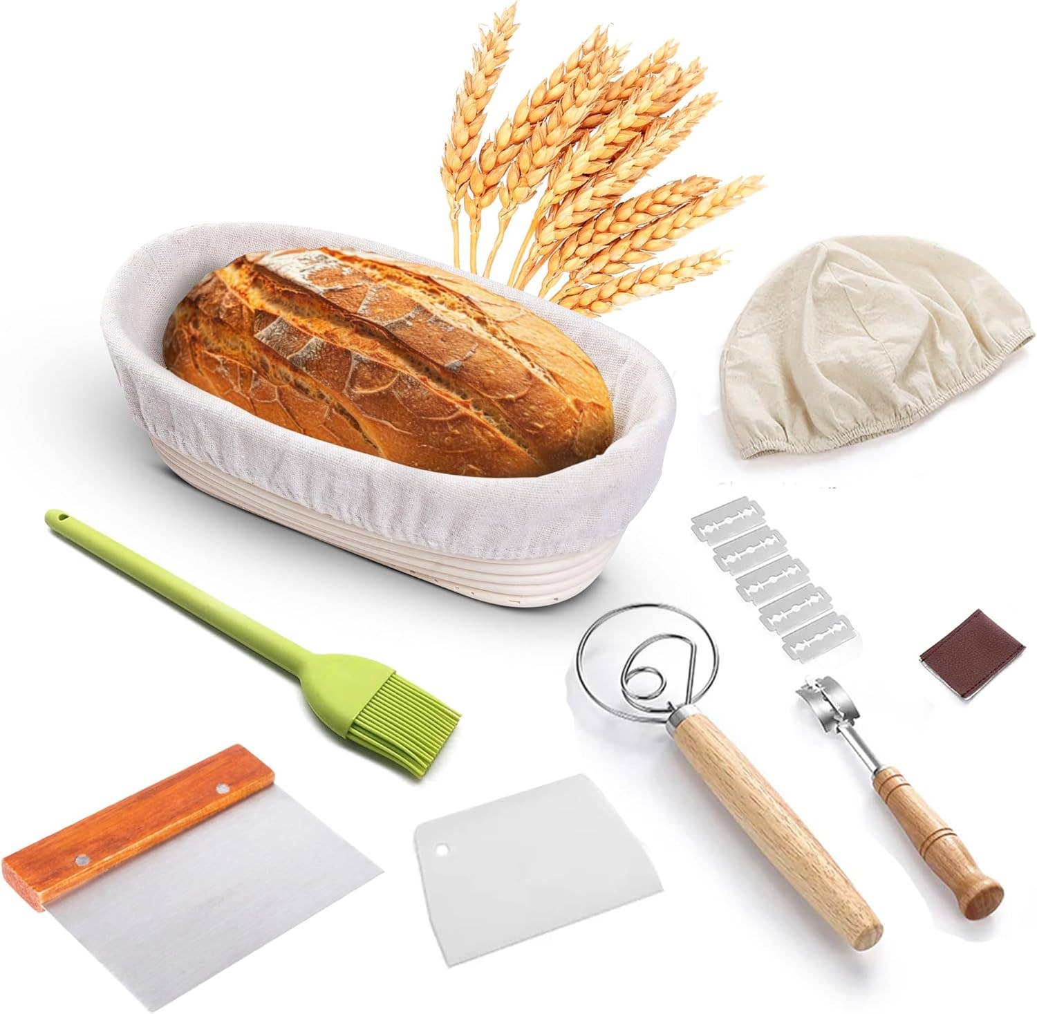 MEHIAZ - Wholesale Bread Pan - Bread Proofing Basket -Round Bread Proofing basket Box7