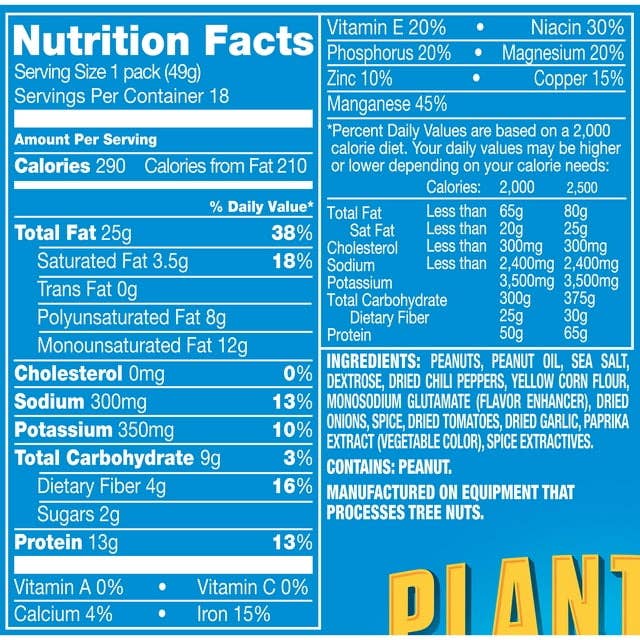 I Got Your Candy - Wholesale Nuts - Planters Heat Peanuts 1.75oz - 18ct2