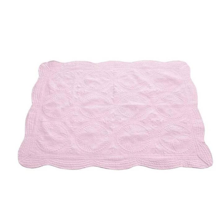 Heirloom Baby Quilt PINK for wholesale by Creatively Cheryl