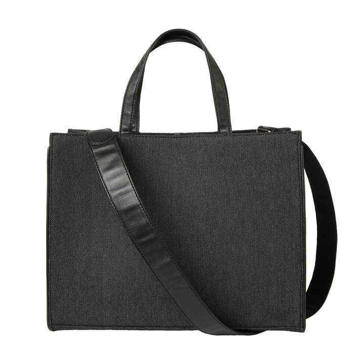 Bernard Tote - Dark Denim for wholesale by Sarah Stewart