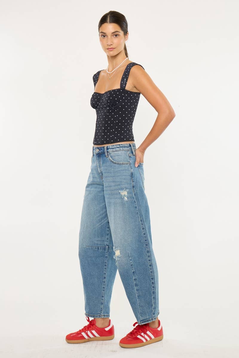 MEDIUM OPEN PACK HIGH RISE HORSESHOE FIT JEANS-KC9390M for wholesale on Faire3