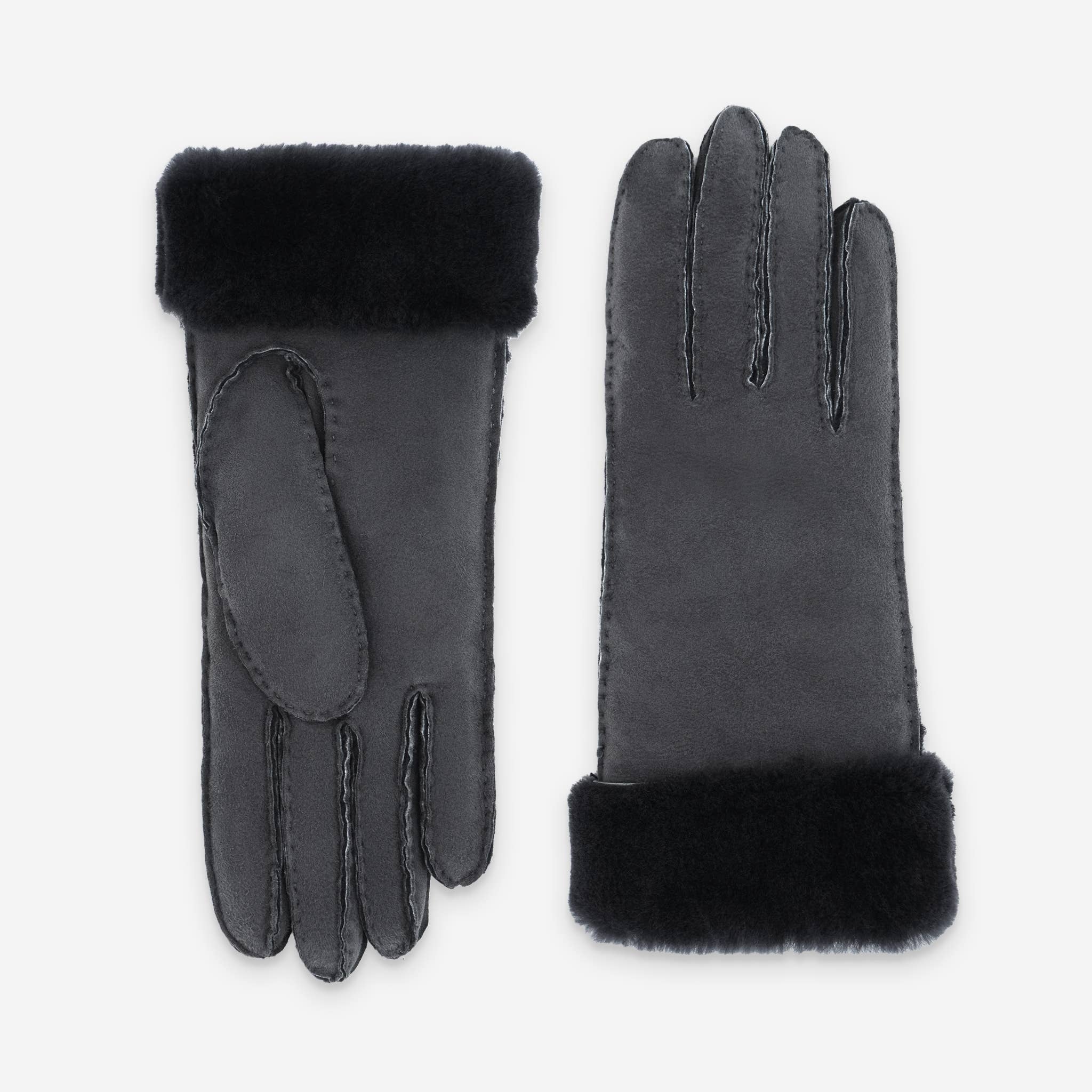 Glove Story - Vendita all'ingrosso Guanti - Donna - Guanti da donna in pelle di montone 100% con fodera in shearling - 21429SH6