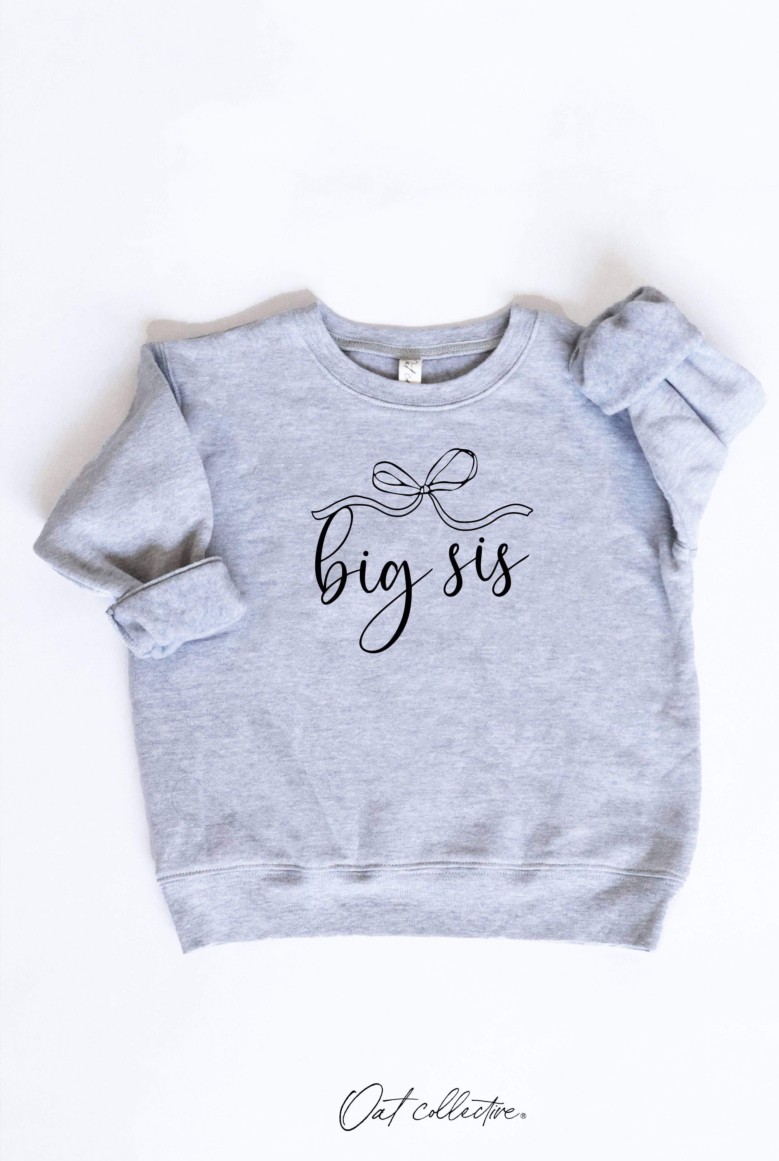 OAT COLLECTIVE – wholesale Sweatshirt - Barn – BIG SIS Toddler Grafisk Sweatshirt6