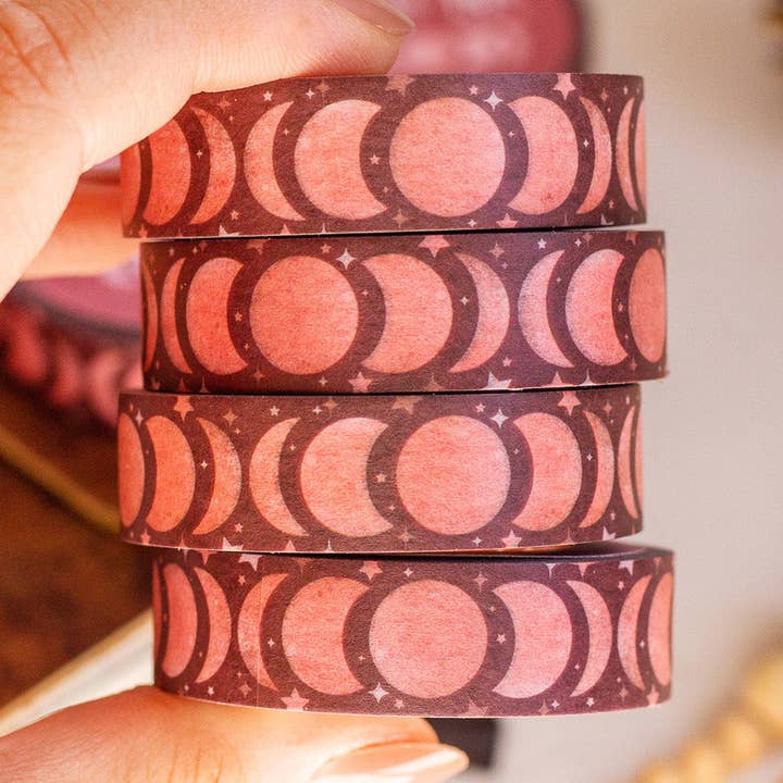 The Print Pantry - Wholesale Washi Tape - Moons & Stars Washi Tape0