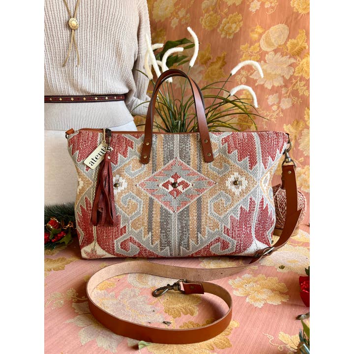 Atenti - Wholesale Tote Bag - Women's - USA Handcrafted Carryall Tote Bag, Blaze Buddy Bag