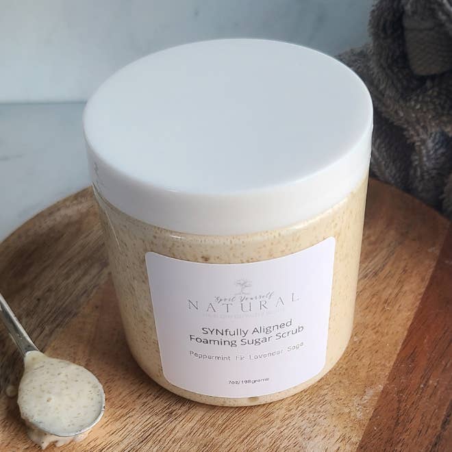 SYNfully Aligned Sugar Scrub for wholesale by Spoil Yourself Natural
