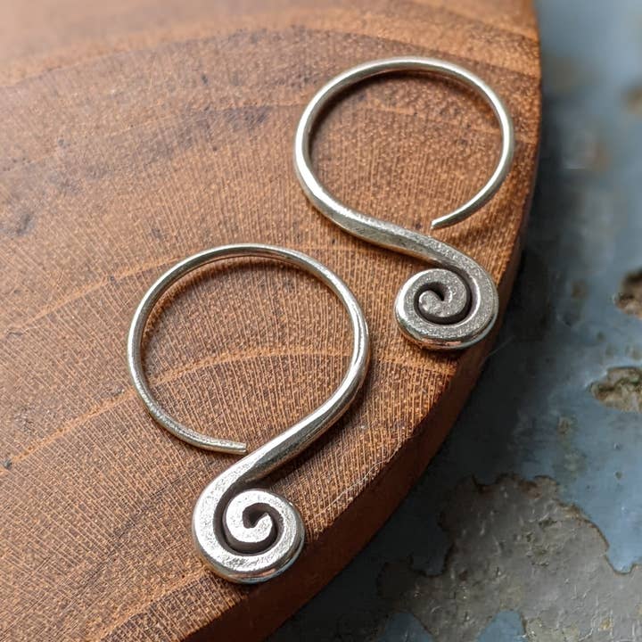 Brincos Espiral Lumbee por atacado de luna-tree