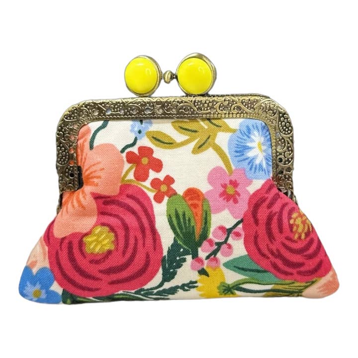 Kiki & Syds - Wholesale Clutch Bag - Women's - Kiki & Syds ON THE GO Credit Card Clutch-Garden Party Cream