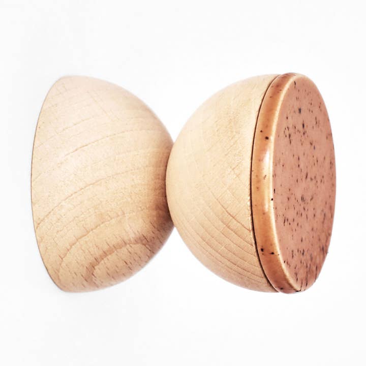 Gancio geometrico in ceramica e legno - granelli in terracotta per la vendita all'ingrosso da parte di 5mm Paper