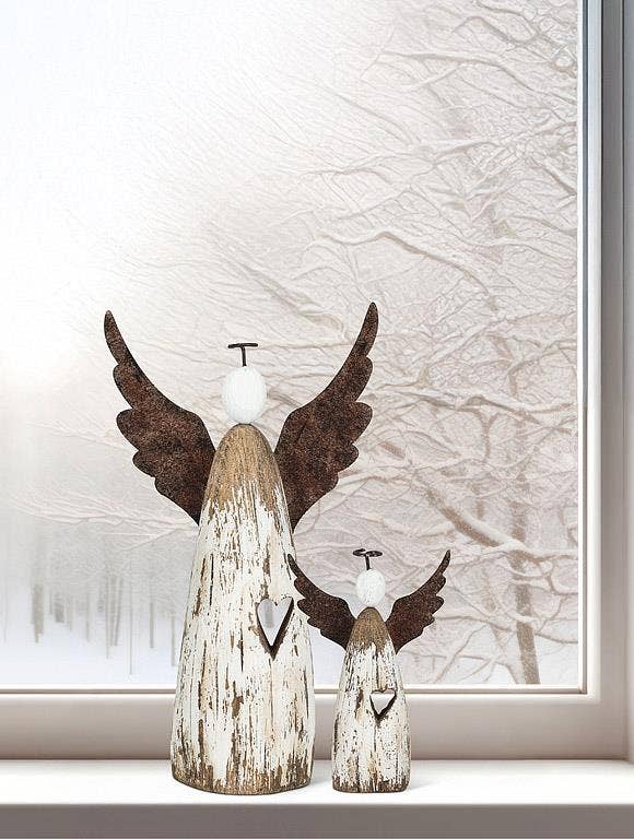 Abbott – Engroshandel Julepynt – Lille rustik engel2