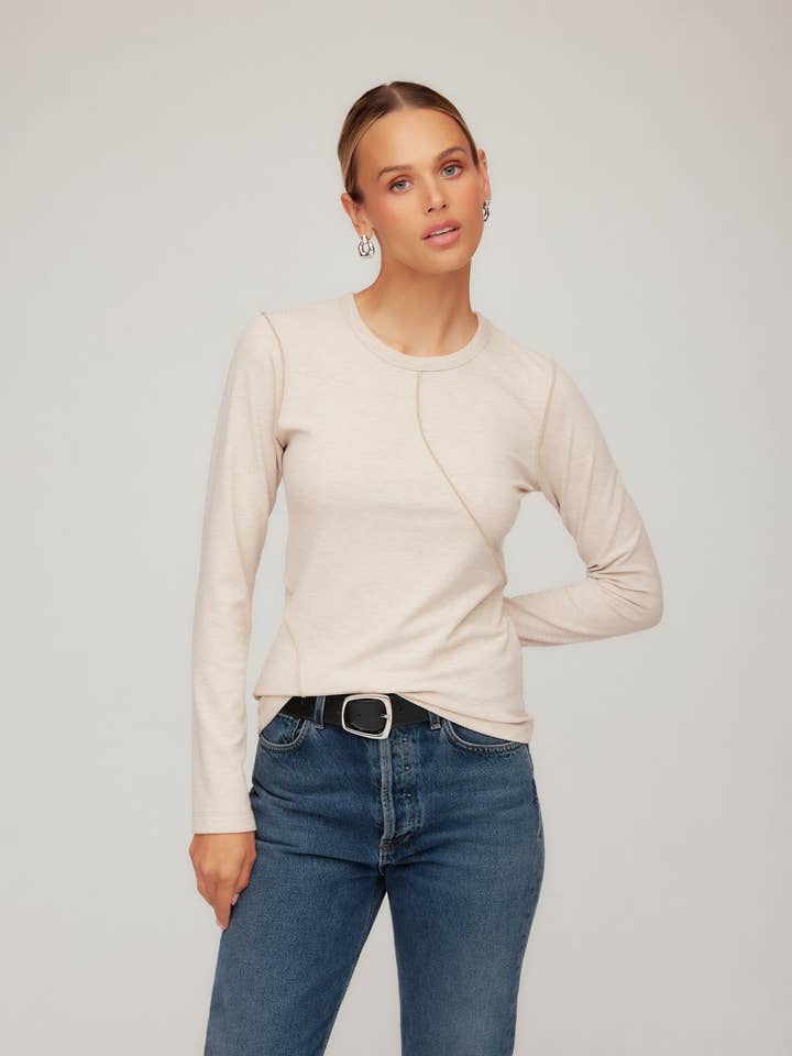 Elissa Long Sleeve Tee for wholesale by Fifteen Twenty