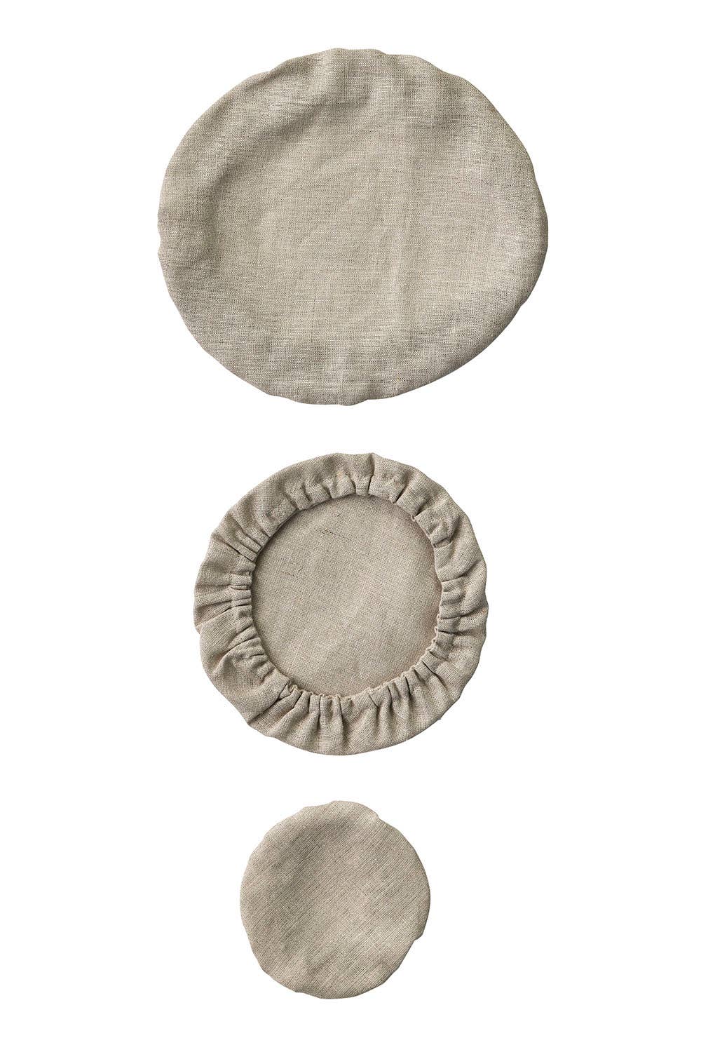 Fog Linen Work - Wholesale Food Storage Wrap/Bag - LINEN BOWL COVER SET of 34