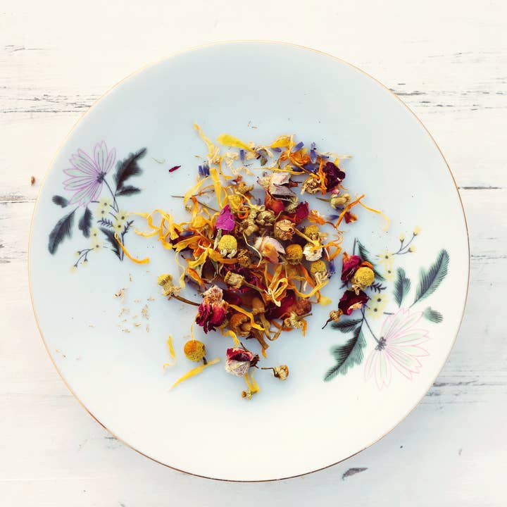 Farmhouse Teas - Wholesale Loose Tea - Rose Garden Repose | Herbal Loose Leaf Tea4