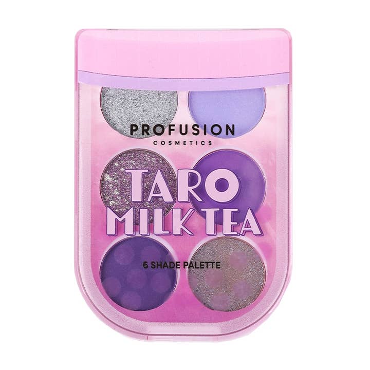 Milk Tea - 6 Shade Highly Pigmented Eyeshadow Makeup Palette for wholesale by Profusion Cosmetics