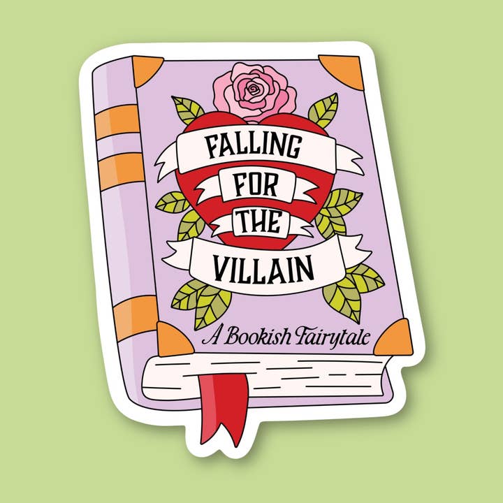 Sage and Virgo - Wholesale Phone & Laptop Stickers - Falling For The Villian, A Bookish Fairytale Sticker0