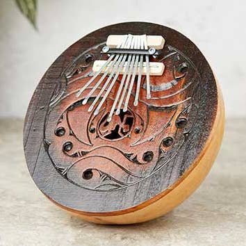 Kürbis-Daumenklavier (9 Töne) für den Großhandel von Carved Culture