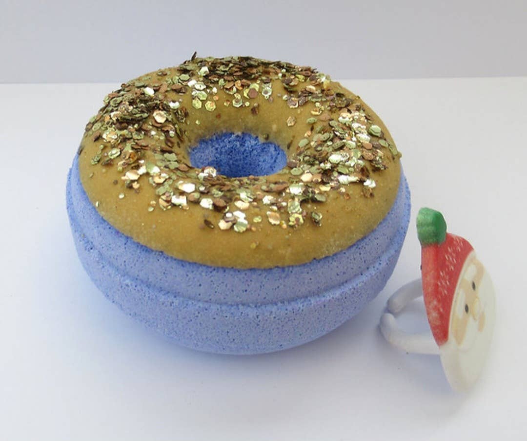 My Little Bath Shop - Wholesale Bath Bomb/Fizz - 6 x Santa's Friends Wholesale Donut Bath Fizzer2