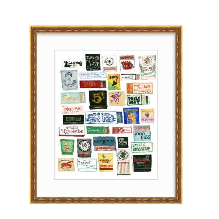 Studio Scinto - Wholesale Art Print - Matchbooks of New Orleans III