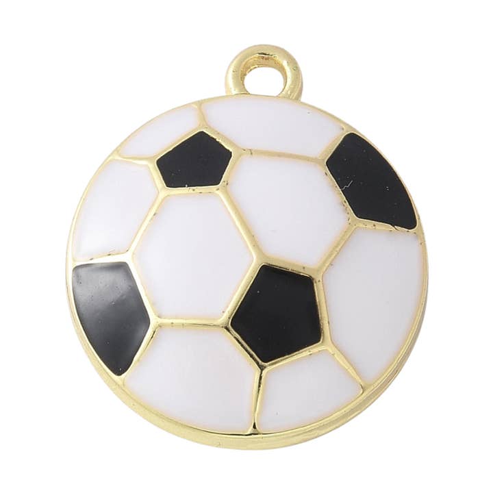 Goldlegierung Fußballanhänger für den Großhandel von Love, Paige Designs