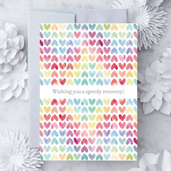 Th34 Wishing you a Speedy Recovery Greeting Card for wholesale by Design With Heart