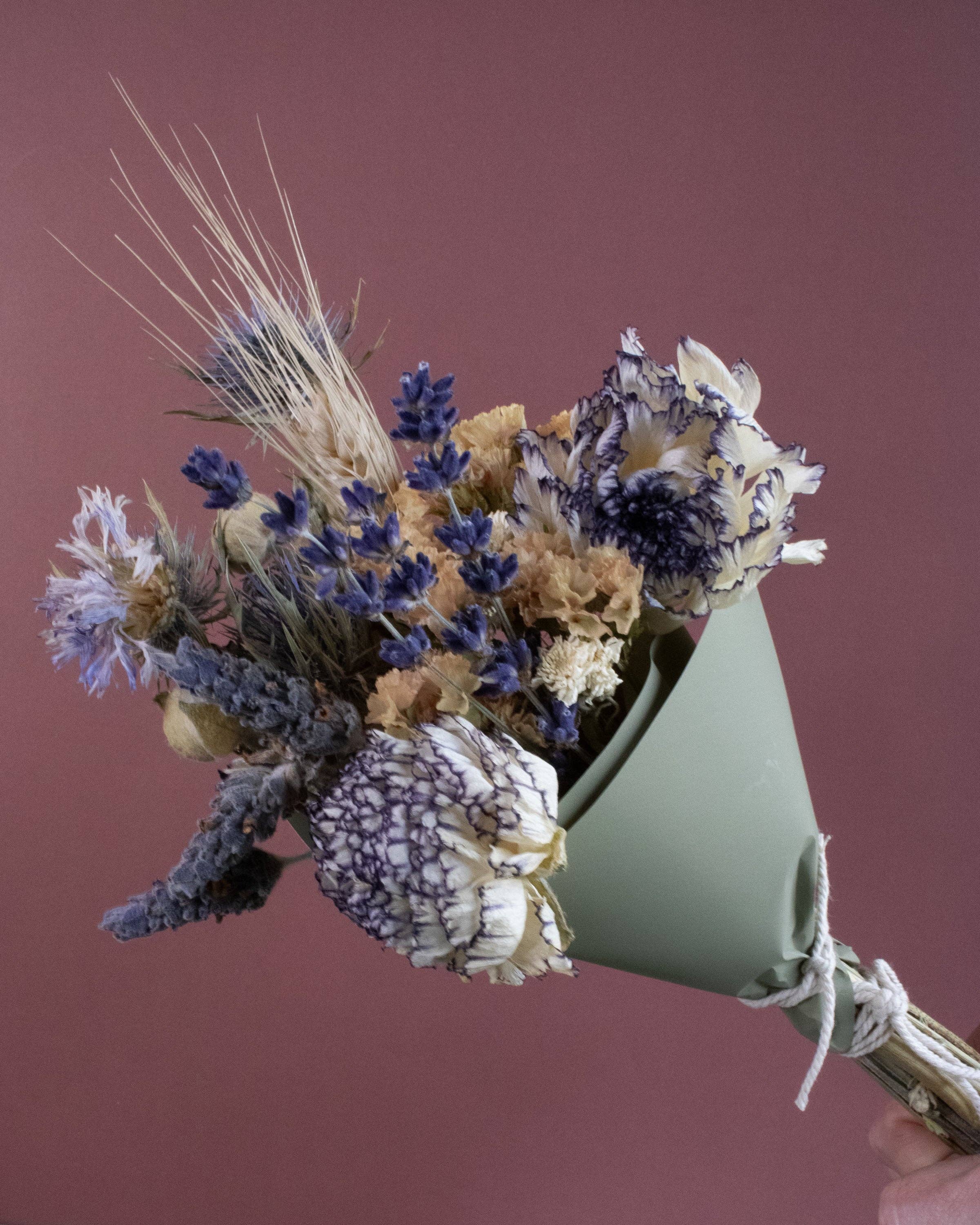 Fernseed - Wholesale Dried/Pressed Flowers - Dried Mini Flower Bouquets9