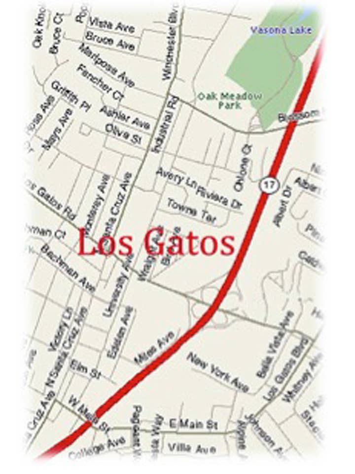 Los Gatos : Carte pour la vente par Just Write Arts