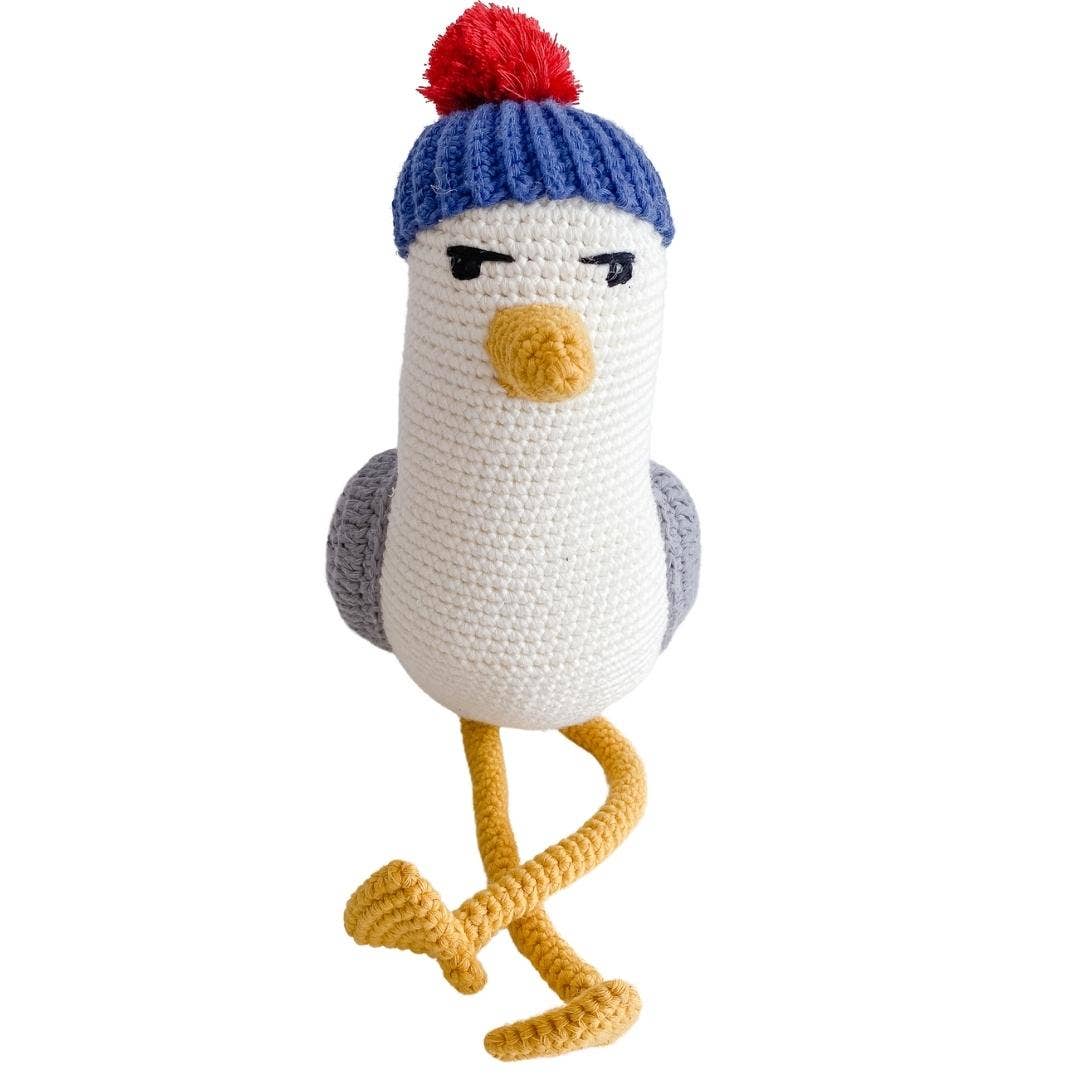 BEBEMOSS, LLC – wholesale Stuffed/plush toy – Kids & baby – Stuffed animal toy, seagull, organic cotton2