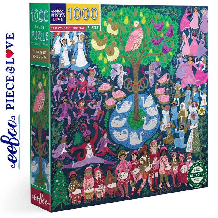 12 Days of Christmas 1000pc Puzzle | PZTTDC for wholesale by Hobby-lines