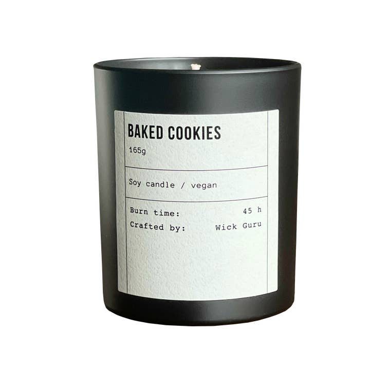 Wick Guru - Wholesale Jar/Filled Candle - Cookies Candle | Soy Wax | Winter Candles | Vanilla Scent2
