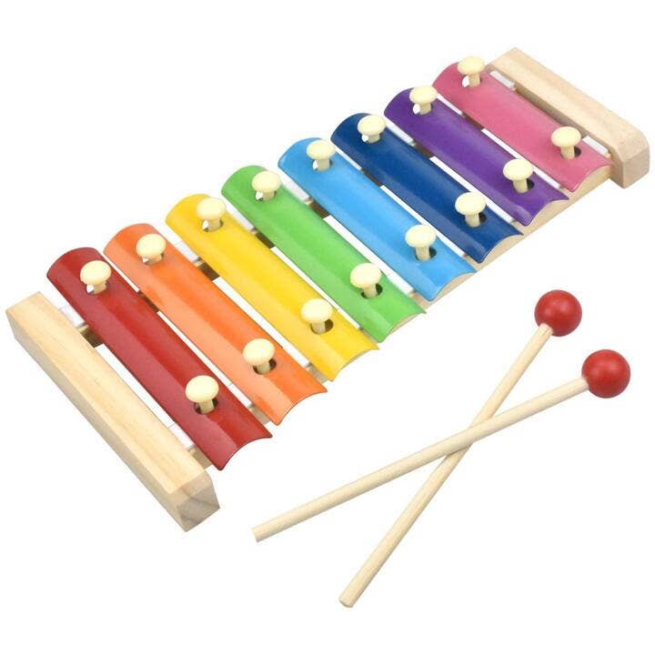NHP International - Wholesale Musical Toy - Kids & Baby - Kids toys - Multi colour wooden with metal xylophones2
