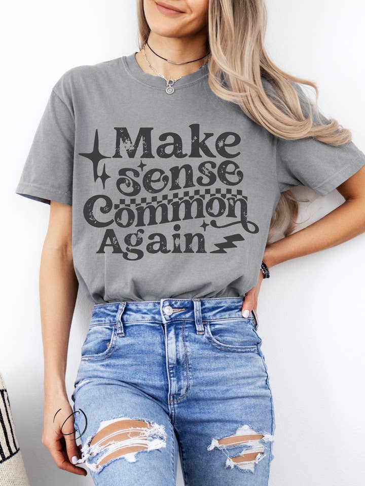 CMD Wholesale - Wholesale T-Shirt (Graphic) - Unisex - Make Sense Common Graphic Tee