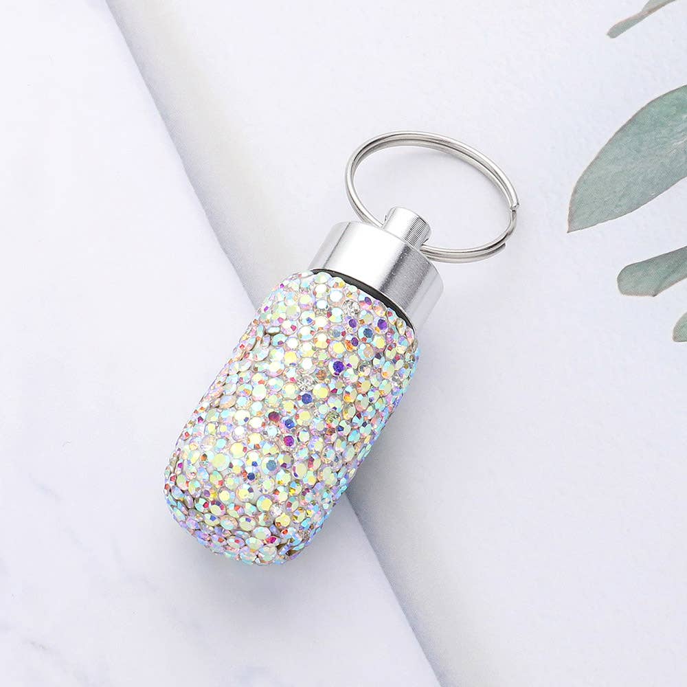 Sensibling Corp. - Wholesale Keychain - Women's - Bling Mini Pill Case Keychain
0