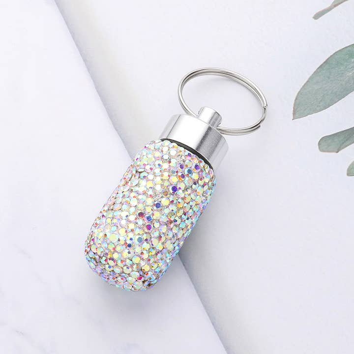 Sensibling Corp. - Venta al por mayor Llavero - Mujer - Llavero Pastillero Mini Bling