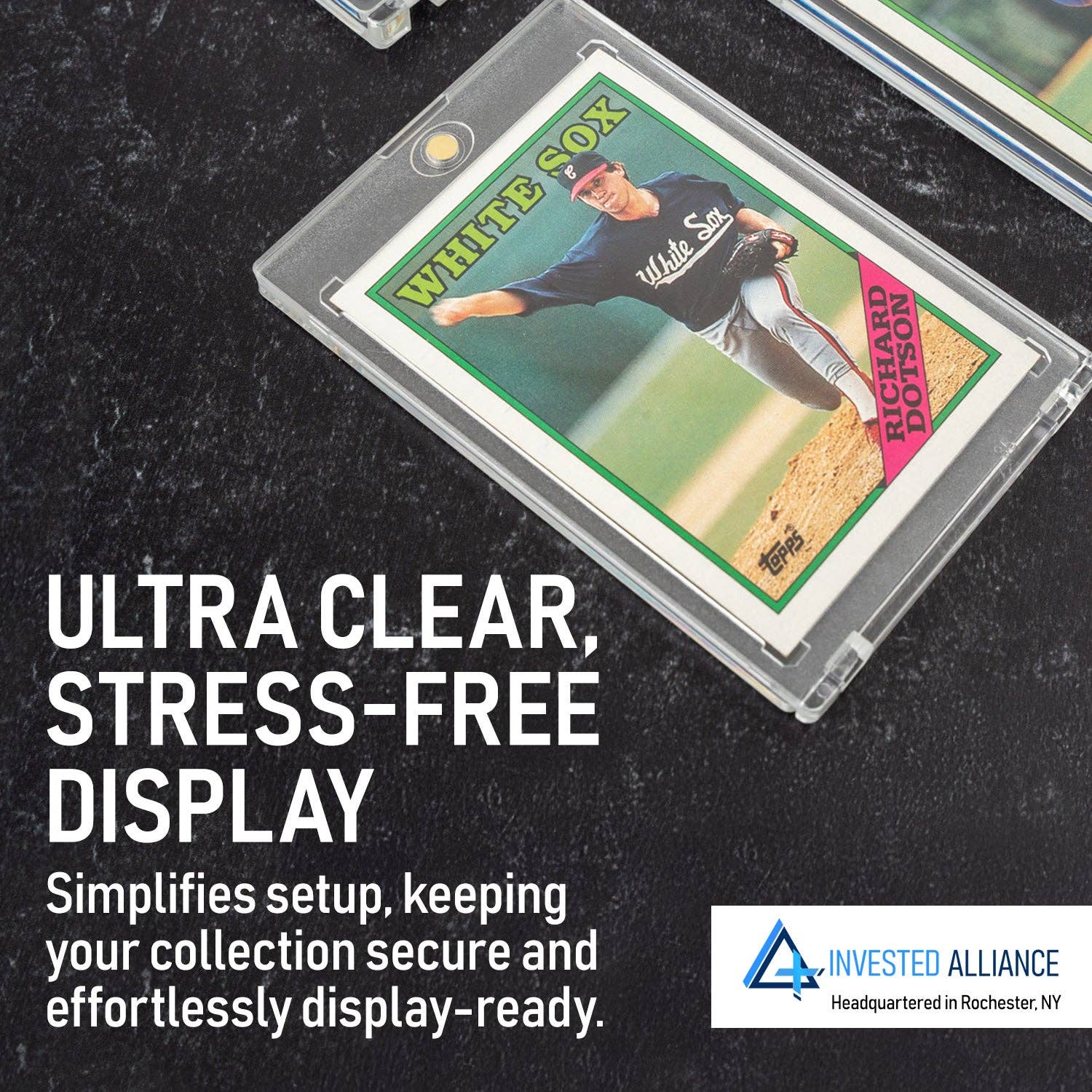 Invested Alliance LLC - Wholesale Playing Cards - 35PT - 100 Pack Premium Magnetic Card Holder7