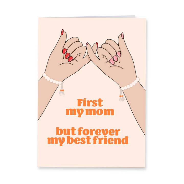 Mutter-Grußkarte - Mama beste Freundin für den Großhandel von Deadpixel