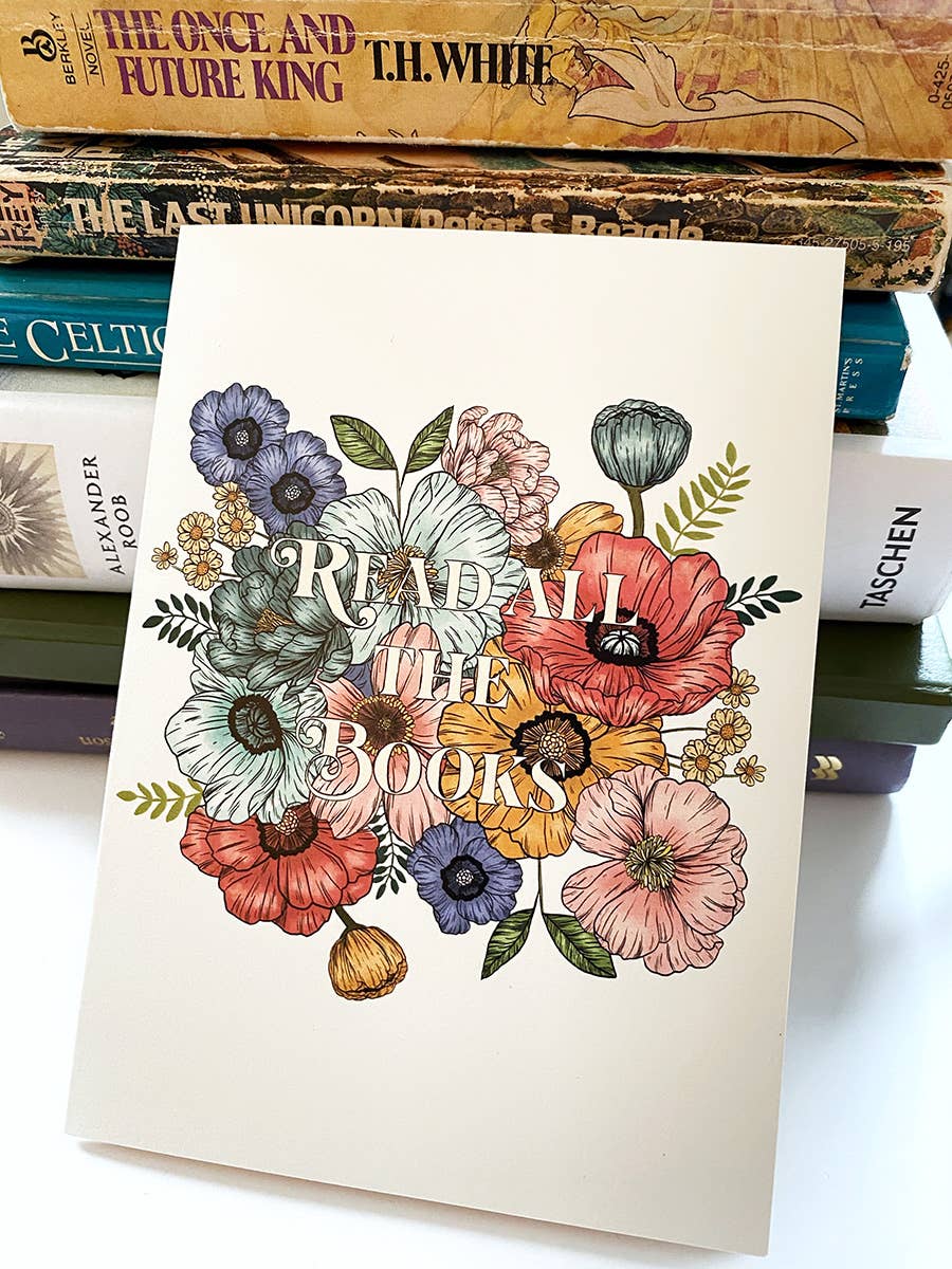 Marika Paz Illustration - Wholesale Gewone wenskaart - Lees alle boekenkaarten1
