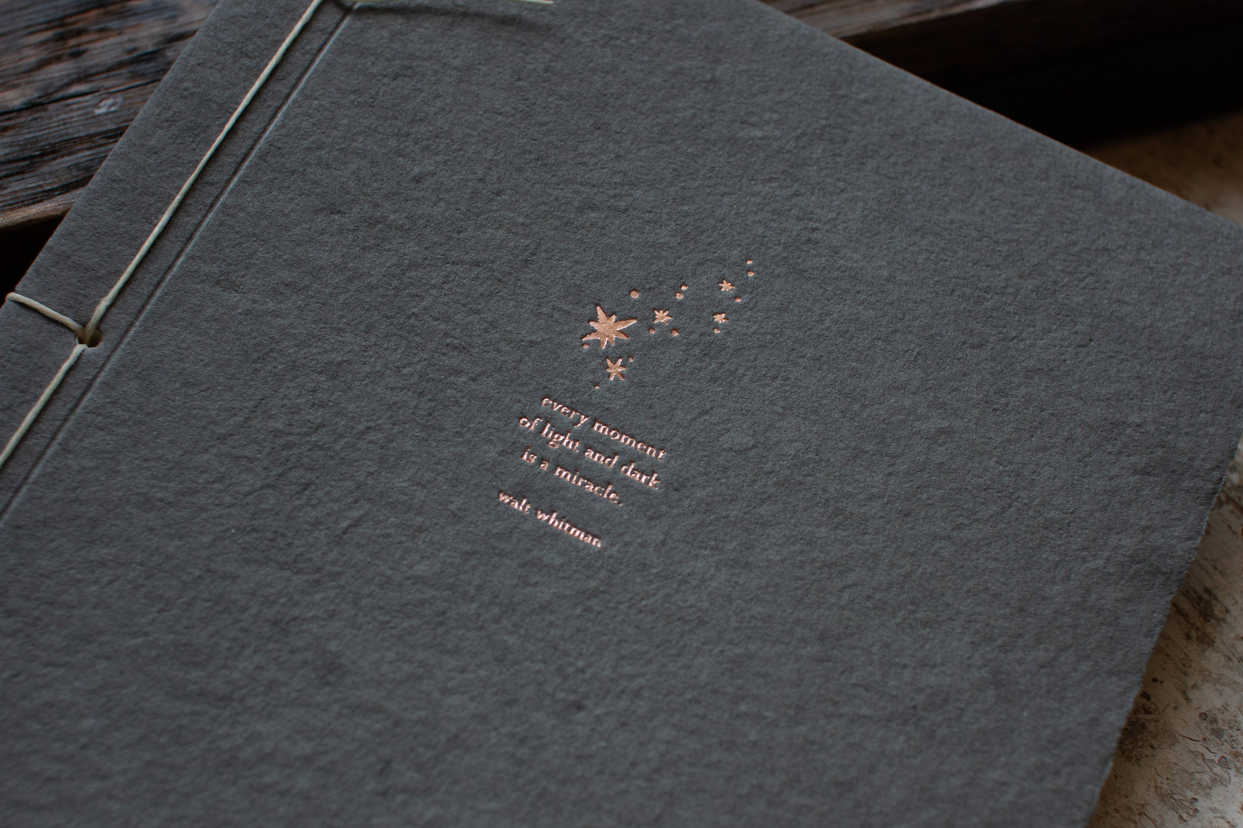 Oblation Papers & Press - Wholesale Journal/Diary - Walt Whitman Handmade Paper Inspiration Journal1