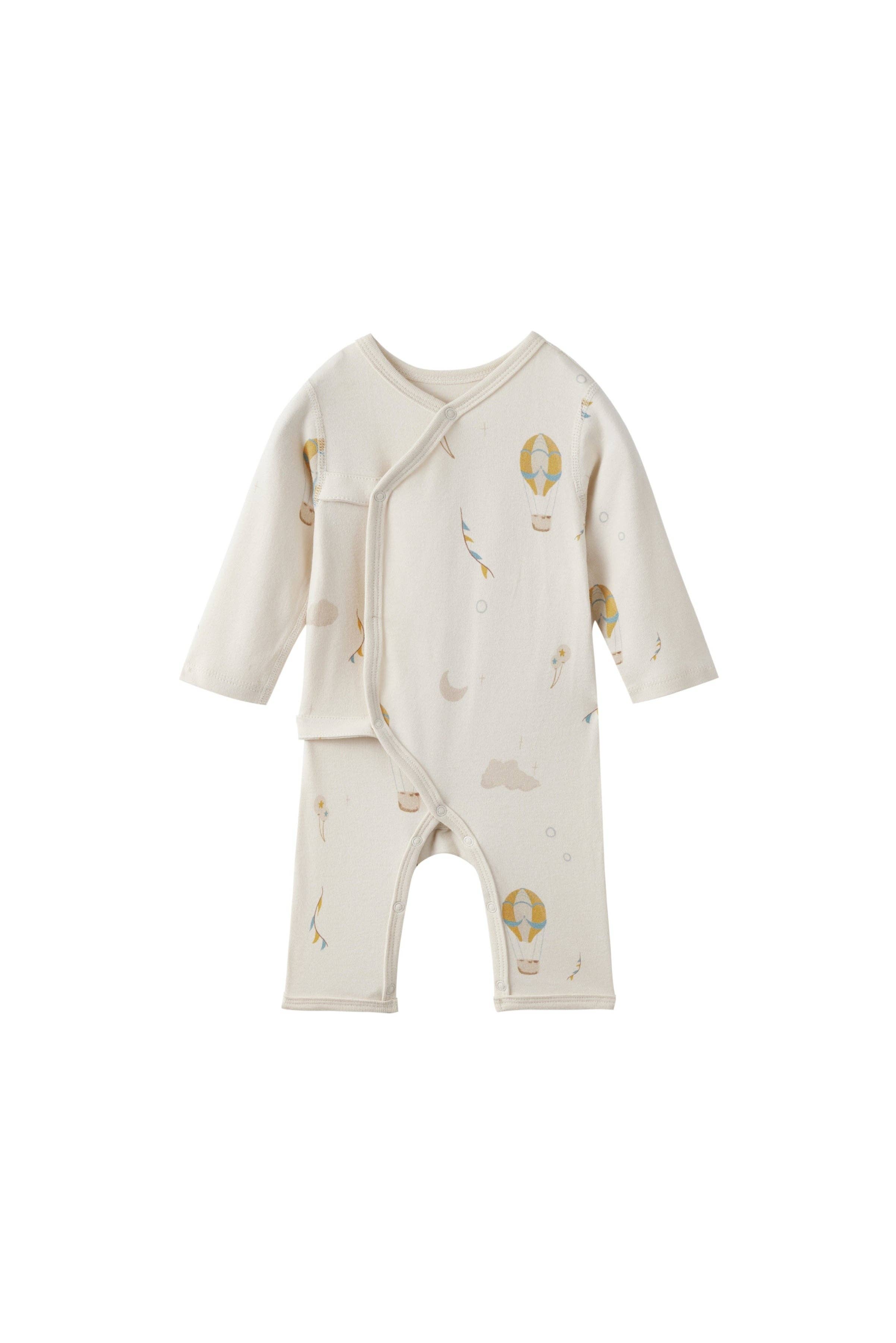 Norsu Organic - Wholesale Sleepsuit - Baby - Baby Organic Kimono Bodysuit-Fantasy0