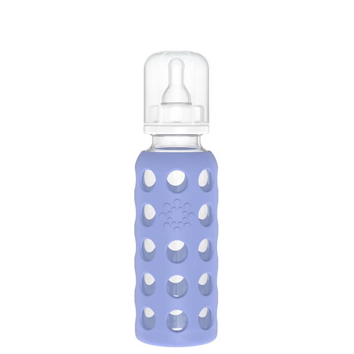 Lifefactory - Wholesale Baby Bottle - 9oz Glass Baby Bottle - Stage 2 Nipple, Stopper, and Cap3
