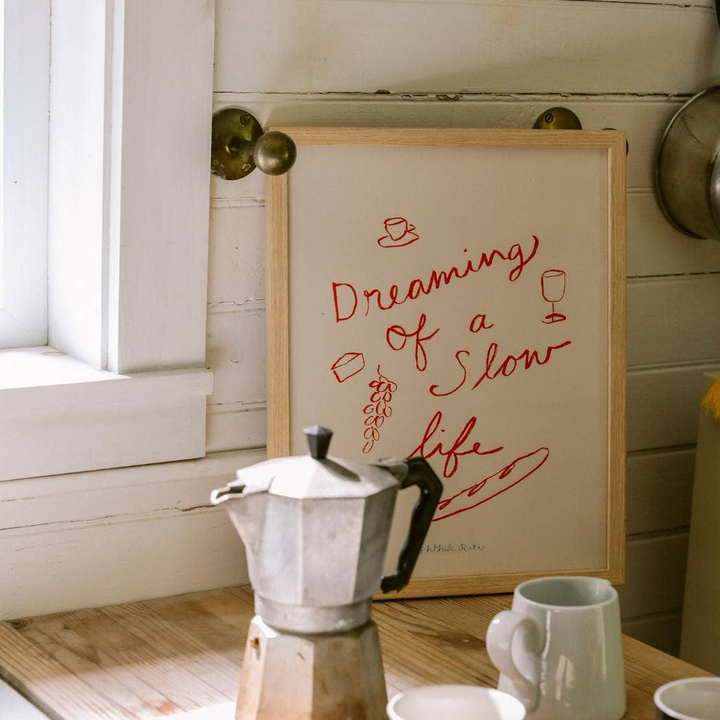 Phthalo Ruth - Wholesale Art Print - Dreaming of a Slow Life Art Print2