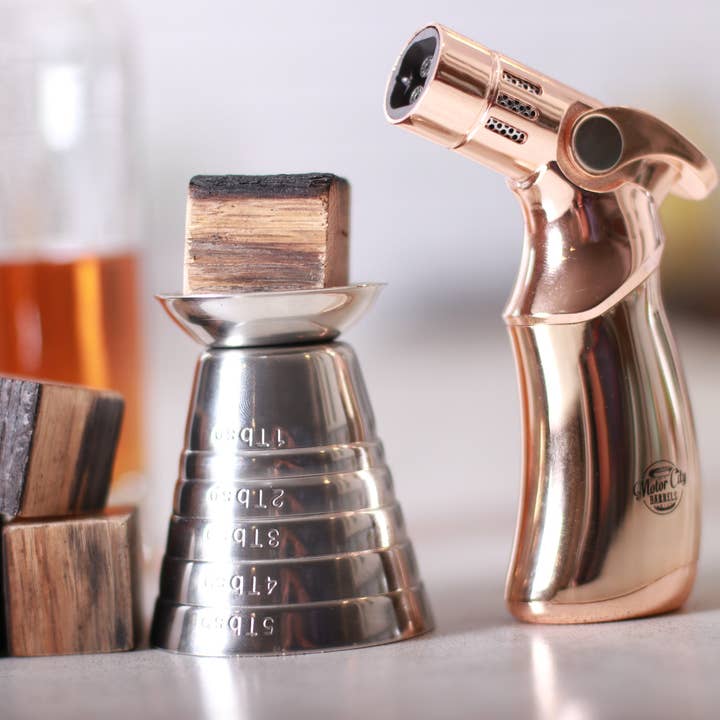 Motor City Barrels - Wholesale DIY Drink Kit - Cubed Series Barrel Smoked Cocktail Kit