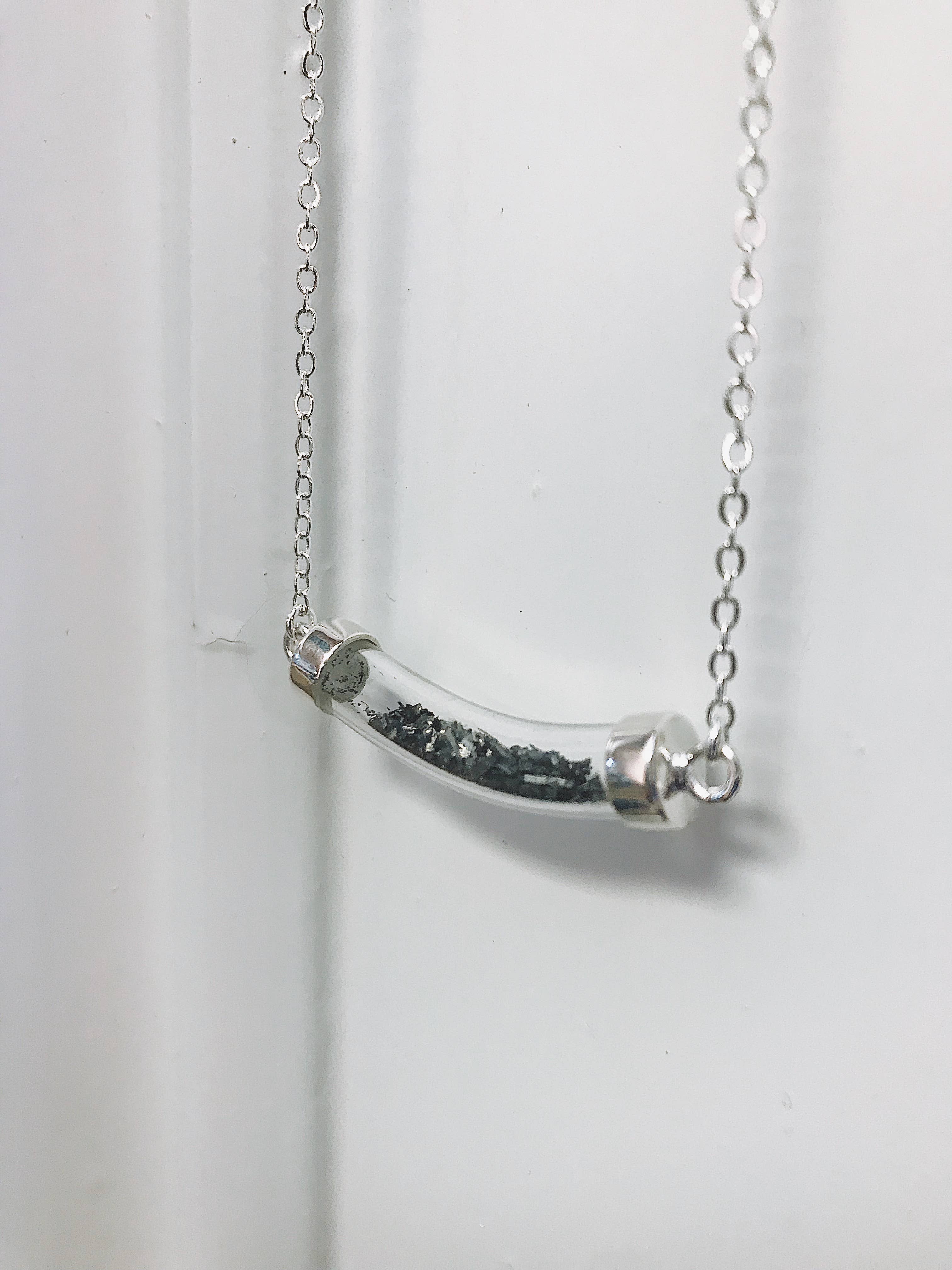 Yugen Handmade - Wholesale Pendant/Charm Necklace - Stardust Vial Specimen Necklace with Meteorite2