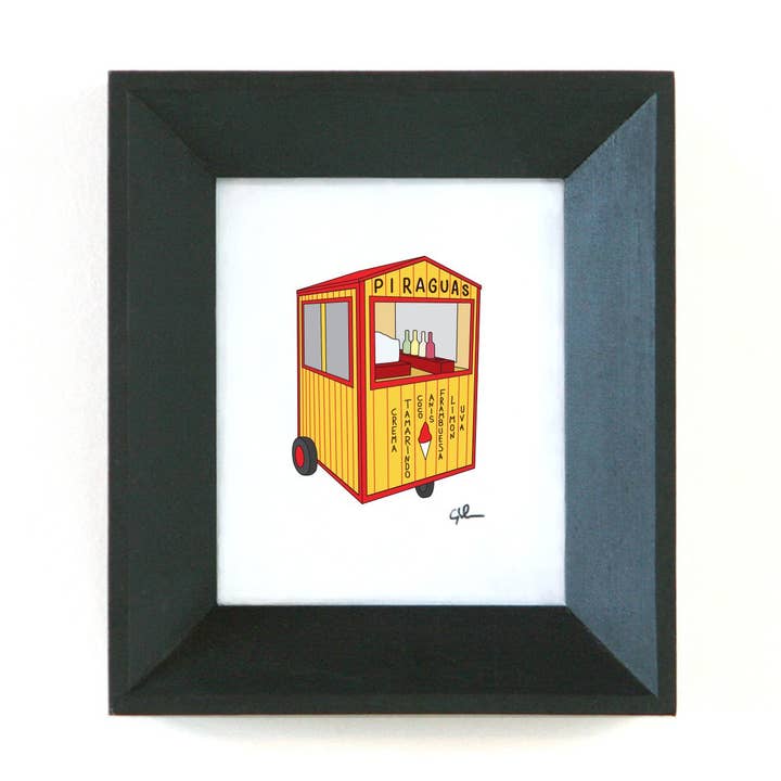 Piragua Cart | Puerto Rico Print for wholesale by United Goods